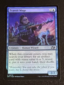 MTG Aetherdrift Transit Mage Foil 0070 NM - Image 1