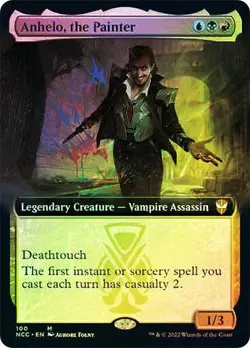 Anhelo, the Painter FOIL EXTENDED - 100 - Mythic Streets of New Capenna NCC MTG - Image 1