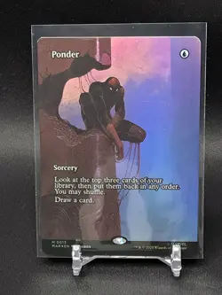 Ponder (Borderless Foil) Marvel Universe Eternal-Legal Spider-Man Mtg Spm - Image 1