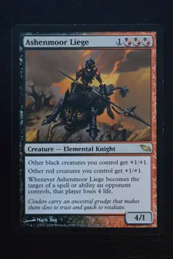 Magic The Gathering MTG ASHENMOOR LIEGE Shadowmoor LP Lightly Played - Image 1