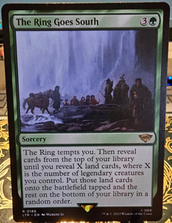 The Ring Goes South Lord of the Rings Magic the Gathering MtG NM Rare - Image 1
