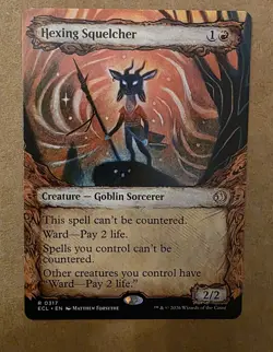 Hexing Squelcher (Showcase) Lorwyn Eclipsed Regular - Image 1