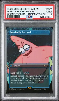 2025 MAGIC: THE GATHERING SECRET LAIR DROP #1935 INEVITABLE BETRAYAL PSA 9 - Image 1