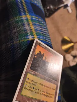 Brushland 7th Edition Mtg Moderate Play - Image 2