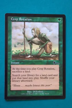 Crop Rotation - MTG - Urza's Legacy - NM (Never Played) - Magic The Gathering(5) - Image 1