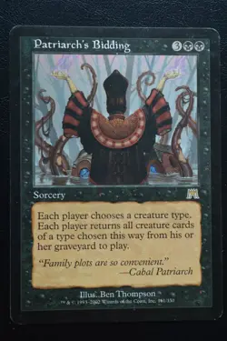 Magic The Gathering MTG PATRIARCH'S BIDDING Onslaught LP Lightly Played - Image 1