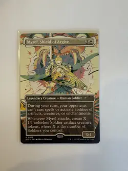 SLC Myrel, Shield of Argive #13 Borderless Encyclopedia Countdown Secret Lair NM - Image 1