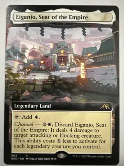 Eiganjo, Seat of the Empire (Extended Art) Kamigawa: Neon Dynasty Regular - Image 1