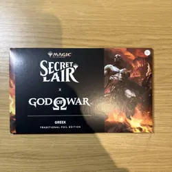 MTG Secret Lair x God of War: Greek FOIL Edition Playstation - IN HAND✅ - Image 1