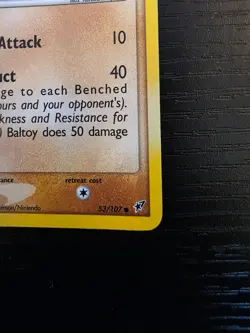 Baltoy 53/107 Holo Ex Deoxys Pokemon TCG LP Lightly Played English - Image 4