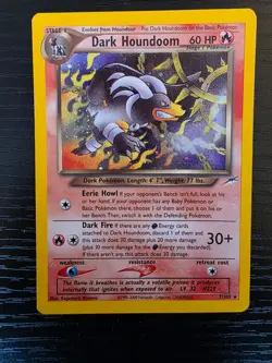 Dark Houndoom 7/105 Holo Neo Destiny Pokemon TCG LP Lightly Played English - Image 1