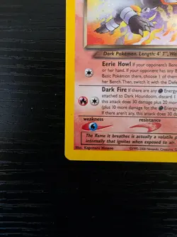 Dark Houndoom 7/105 Holo Neo Destiny Pokemon TCG LP Lightly Played English - Image 3
