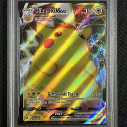 Pikachu VMAX 044/185 PSA 10 SWSH04: Vivid Voltage English Pokemon TCG CCG - Image 4