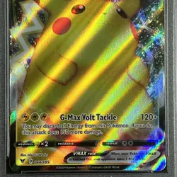 Pikachu VMAX 044/185 PSA 10 SWSH04: Vivid Voltage English Pokemon TCG CCG - Image 5