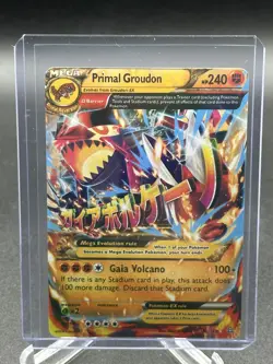Pokemon Primal Groudon EX 86/160 XY - Primal Clash Holo 240HP Ultra Rare Card - Image 1