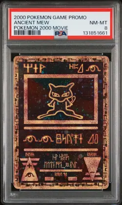 2000 POKEMON GAME MOVIE POKEMON 2000 MOVIE ANCIENT MEW PSA 8 - Image 1
