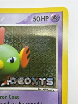 Natu 66/107 EX Deoxys Reverse Holo Stamped Pokemon Card - Image 4
