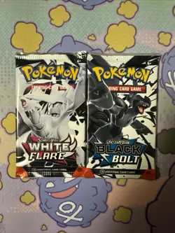 Pokemon TCG: Scarlet & Violet Black Bolt White Flare Booster Packs X2 Ships Fast - Image 1