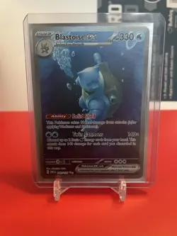 Pokemon Scarlet & Violet 151 TCG Blastoise EX 200/165 Special Illustration Rare - Image 1