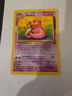 Slowbro 43/62 Pokemon TCG Fossil Unlimited LP - Image 1