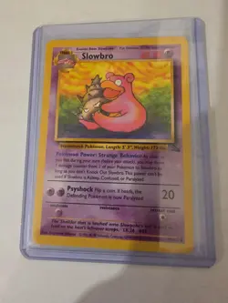 Slowbro 43/62 Pokemon TCG Fossil Unlimited LP - Image 3