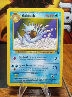 1999 Pokemon Fossil Golduck #35 VLP - Image 1