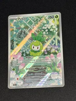 Petilil 091/086 Sv: Black Bolt Holo Pokemon Full Art English - Image 1