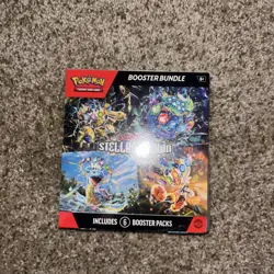 Pokemon TCG Stellar Crown Booster Bundle SEALED 6 Packs - Image 1