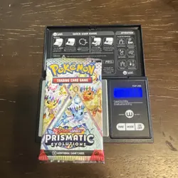 21.79g HEAVY - Pokemon TCG Prismatic Evolution Booster Pack!Possible GOD - Image 1