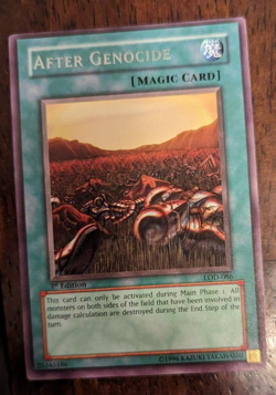 Yu-Gi-Oh! After Genocide LOD-086 1st Edition Rare Lightly Played (LP) - Image 1