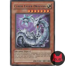 Yugioh Cyber Laser Dragon DP04-EN003 Rare 1st Edition LP - Image 1