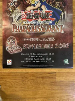 2002 Rare Yu-Gi-Oh! (Yugioh) Pharaoh's Servant Promo Poster 18 x 24 - Image 4