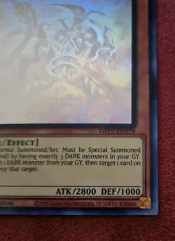 Yu-Gi-Oh! Dark Armed Dragon (Ghost Rare) - Ghosts From the Past- 1st Edition - Image 4