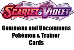 Pokemon TCG Scarlet and Violet Singles - Commons, Uncommons NM Choose your Cards - Image 1
