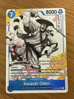 One Piece Ace & Newgate Starter Deck Kouzuki Oden Alt Art B - Image 1