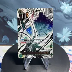 One Piece Zoro Demon Aura Nine Sword Style Asura Blades Drawn OP12-037 LP - Image 1