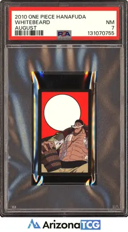One Piece 2010 Whitebeard August One Piece Hanafuda PSA 7 - Image 1