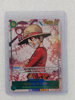 Monkey D. Luffy OP13-118 SEC Alt Art One Piece Carrying On His Will English Foil - Image 1