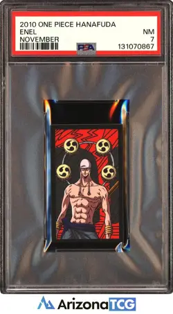 One Piece 2010 Enel November One Piece Hanafuda PSA 7 - Image 1