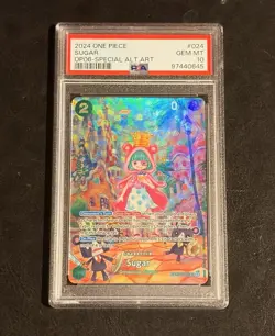 2024 One Piece Sugar SP Alternate OP04-024 Wings of The Captain English PSA 10 - Image 1