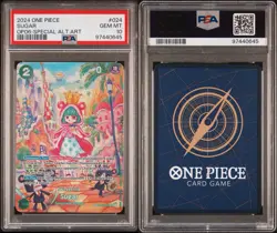 2024 One Piece Sugar SP Alternate OP04-024 Wings of The Captain English PSA 10 - Image 5