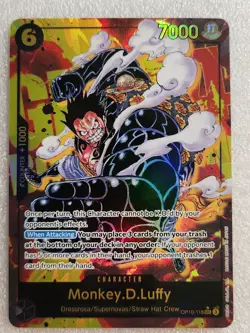 One Piece Monkey D. Luffy #OP10-118 SEC* - Image 3