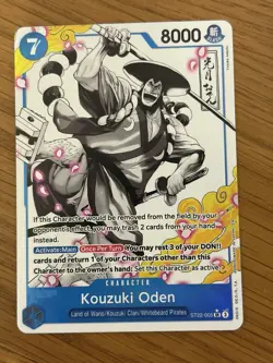 One Piece Ace & Newgate Starter Deck Kouzuki Oden Alt Art A - Image 1