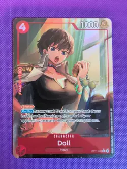 One Piece Doll (Alternate Art) OP11-008 A Fist of Divine Speed Foil - Image 1