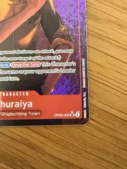 One Piece Shuraiya OP06-009 Wings of the Captain Alt Art English Nm - Image 4