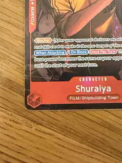 One Piece Shuraiya OP06-009 Wings of the Captain Alt Art English Nm - Image 5