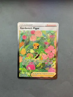 Pokemon Sword-Shield Full Art Gardenias Vigor Crown Zenith #GG61 - Image 1