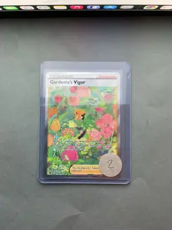 Pokemon Sword-Shield Full Art Gardenias Vigor Crown Zenith #GG61 - Image 3
