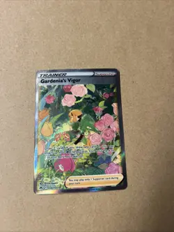 Gardenia's Vigor 2023 Pokemon Sword & Shield Crown Zenith #GG61 Full Art - Image 1