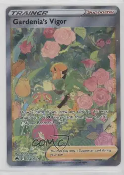 Full Art - Gardenia's Vigor Pokemon Sword & Shield Crown Zenith Galarian Gallery - Image 1